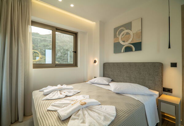 Villa Vasilissa: chambre à coucher