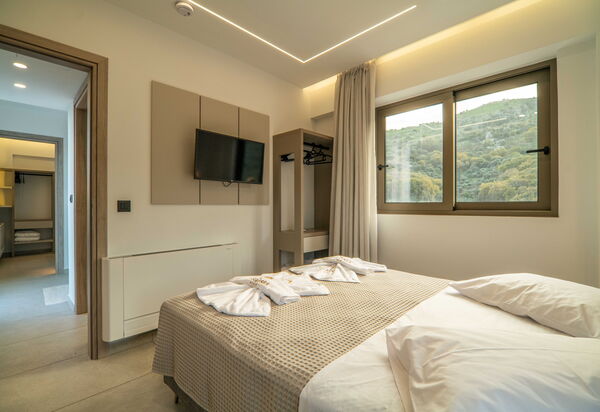 Villa Vasilissa: chambre à coucher