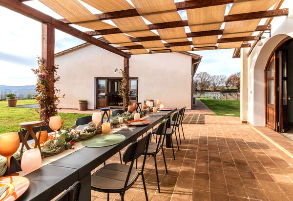 Tenuta Poggio Guiano: Außen, Balkon / Terrasse / Patio, Draussen