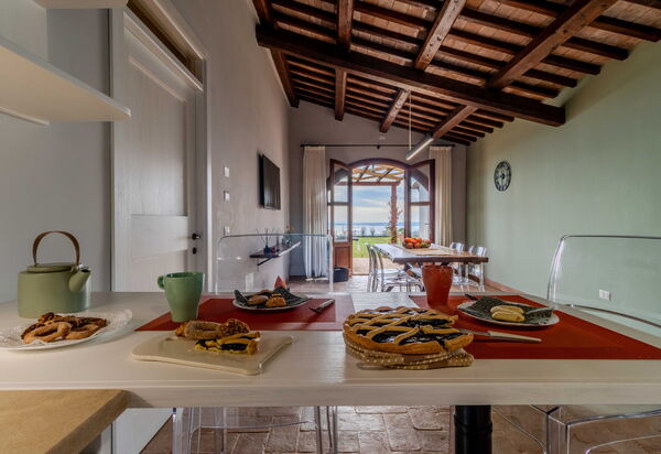 Tenuta Poggio Guiano: Gemeinschaftsraum, Küche