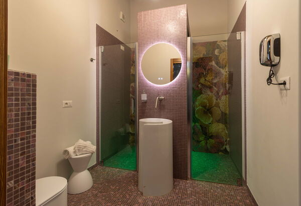 Tenuta Poggio Guiano: Bad, Gemeinschaftsraum