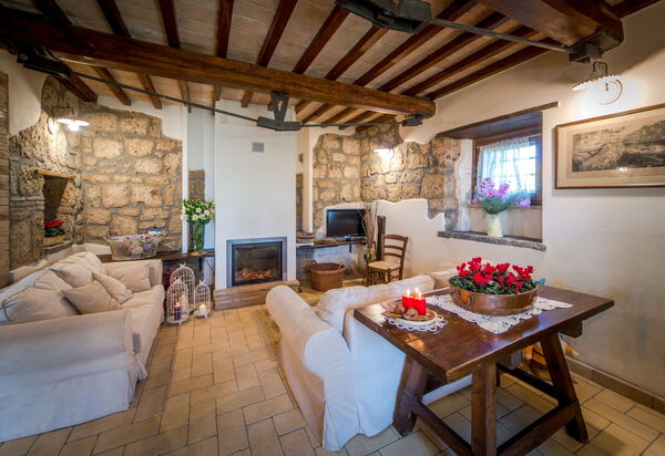 Villa Civita: Гостиная