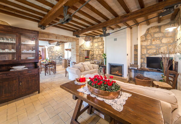 Villa Civita: Гостиная