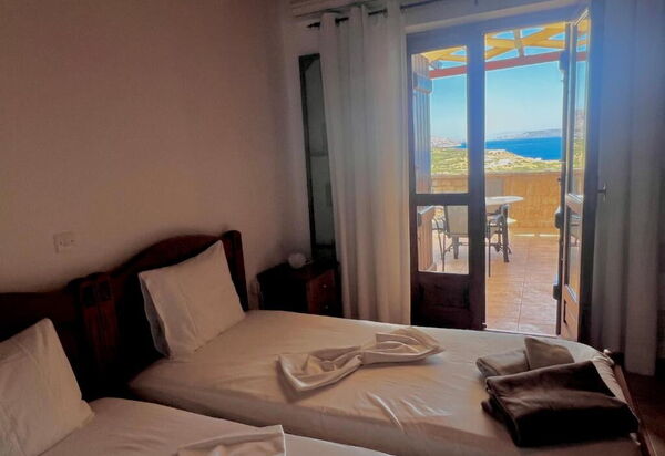 Villa Pi: chambre à coucher