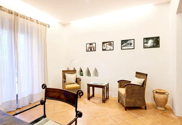 Podere i Prati: Гостиная, Детали номера