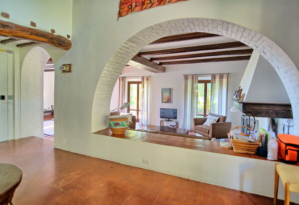 Villa Ulivacci: Гостиная