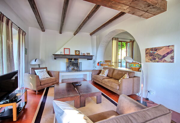 Villa Ulivacci: Гостиная