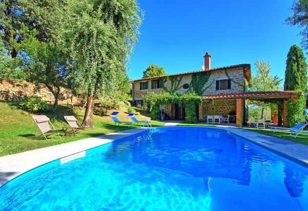 Villa Ulivacci: бассейн, Сад