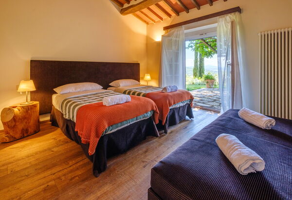 Villa Roseto: chambre à coucher