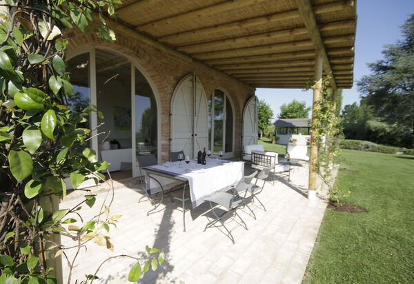 Villa Icario: Balcony / Terrace / Patio, Building Exterior, Garden, Outdoor