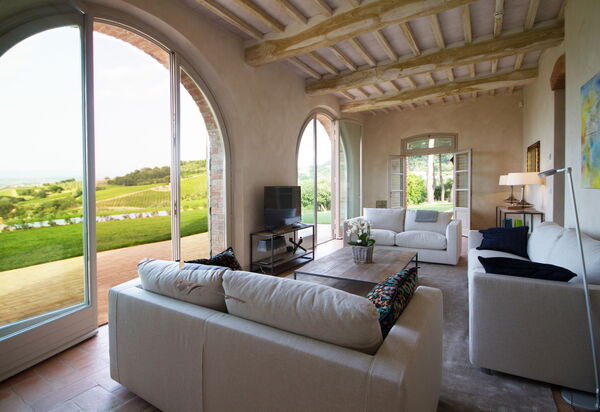 Villa Icario: Living Room