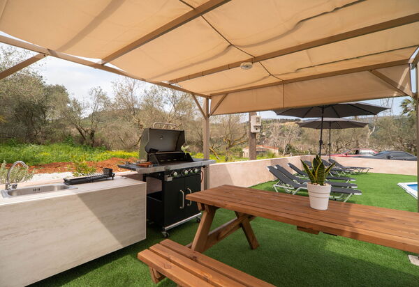 Villa Pasiphae: pool, Udendørs, Udvendige