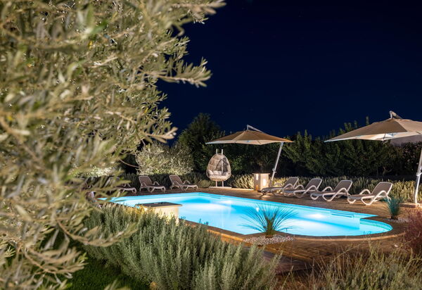 Villa Calanthia: Building Exterior, Garden, Outdoor, Pool